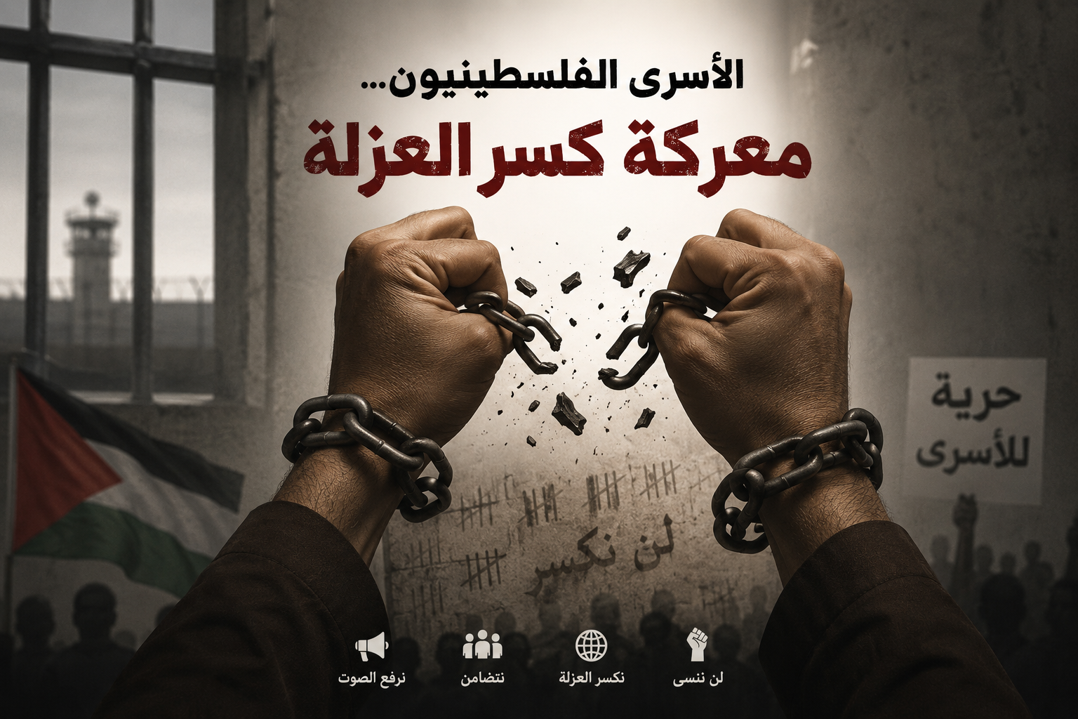 الأسرى الفلسطينيون                                                                           معركة كسر العزلة